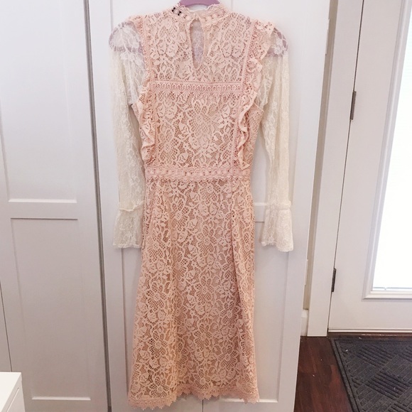 pink zara bodycon dress